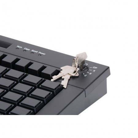 Клавиатура программируемая POScenter S67 Lite (67 клавиш, ключ, USB), черная