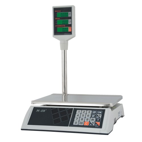 Весы торговые M-ER 327ACP-15.2 с АКБ (со стойкой) LCD