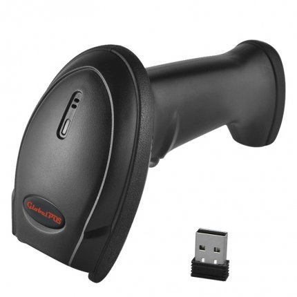 Сканер штрих-кода беспроводной GlobalPOS GP-9400B (Bluetooth, USB, черный)