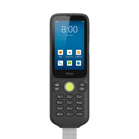 Терминал сбора данных iData i3 (Android 10 no GMS, Bluetooth, Wi-Fi, 2G/3G/4G (LTE), GSM, GPS, 2 GB/16 GB, 23 клавиши, АКБ 3000 mAh, IP54, камера 8MP,  ремешок, адаптер, кабель USB Type-C, защитный чехол)