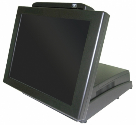 POS терминал-моноблок GlobalPOS 150 15", 2GB DDR3, 2.5" 64GB SSD, MSR, без ОС (черный)