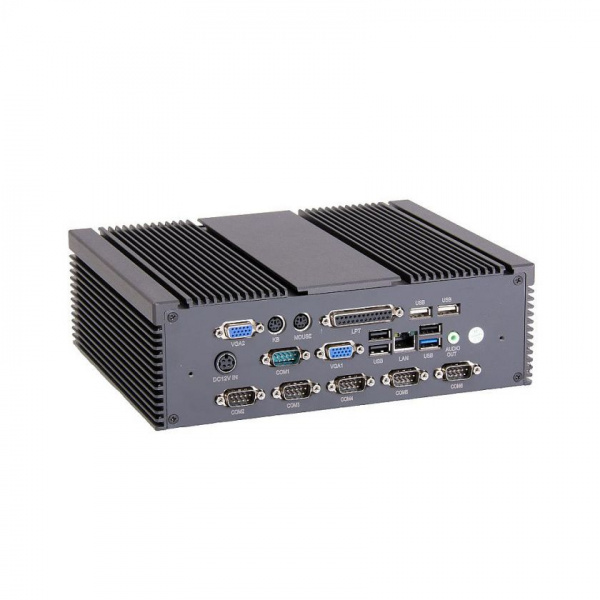 POS-компьютер POScenter Z1 (J1900, 2.0GHz, 4Gb, SSD128 Gb, 2 VGA, 6*COM, 8*USB, 2*PC/2, LAN) funless