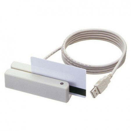 Щелевой считыватель магнитных карт MSR213V-33, USB VCOM (1, 2, 3 дор)