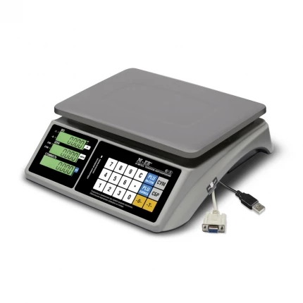 Весы торговые M-ER 328AC-6.1 LCD Touch-M/ RS232,USB